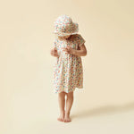 Load image into Gallery viewer, Wilson &amp; Frenchy - Crinkle Button Dress - Tropical Garden
