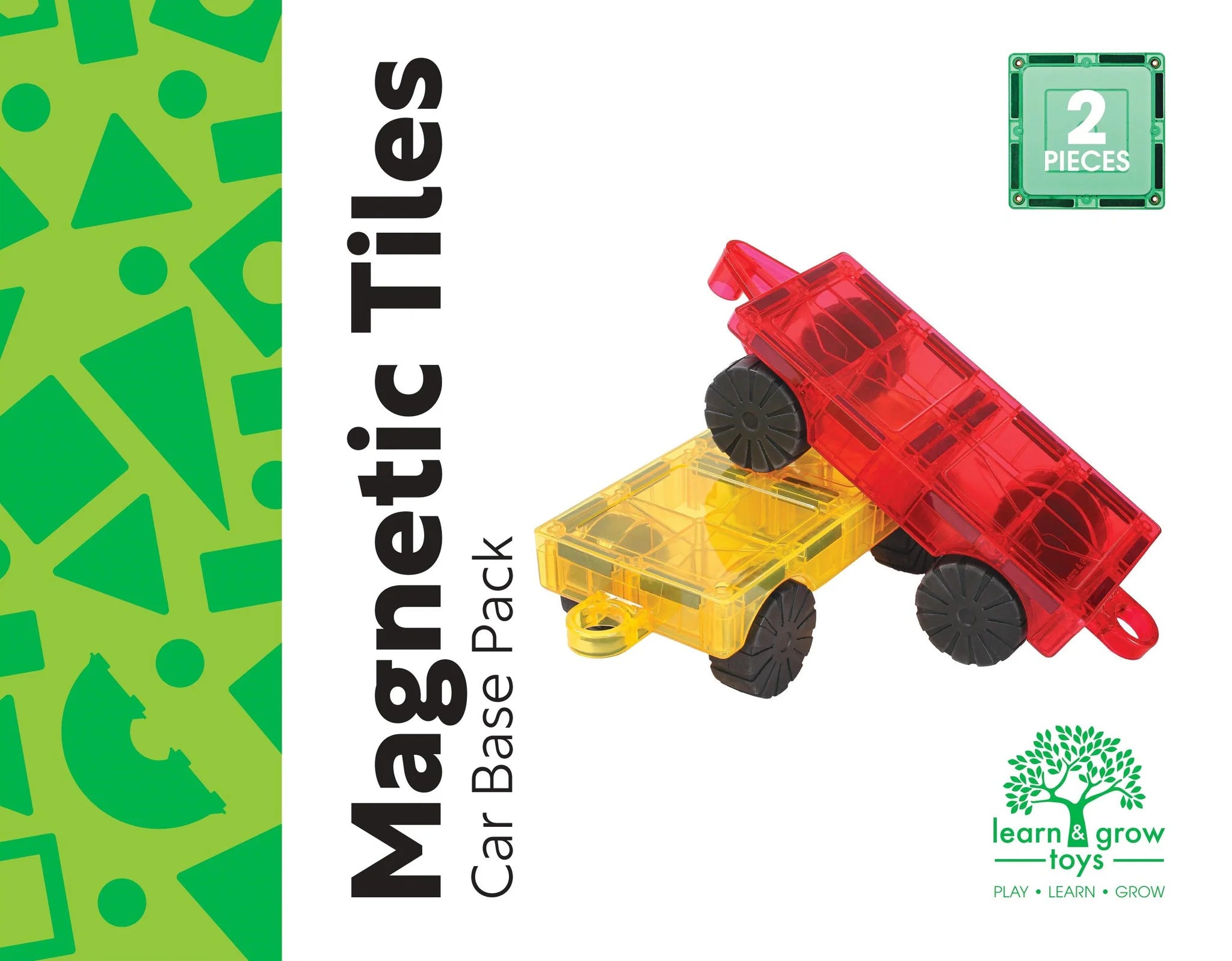 Learn & Grow Toys - Magnetic Car Base Pack (2 Piece)