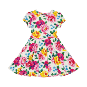 ROCK YOUR BABY - CHINTZ WAISTED DRESS