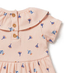 Load image into Gallery viewer, Wilson &amp; Frenchy - Organic Rib Ruffle Dress - Little Flower
