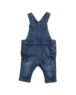 Load image into Gallery viewer, FOX &amp; FINCH - MID BLUE DENIM OVERALLS
