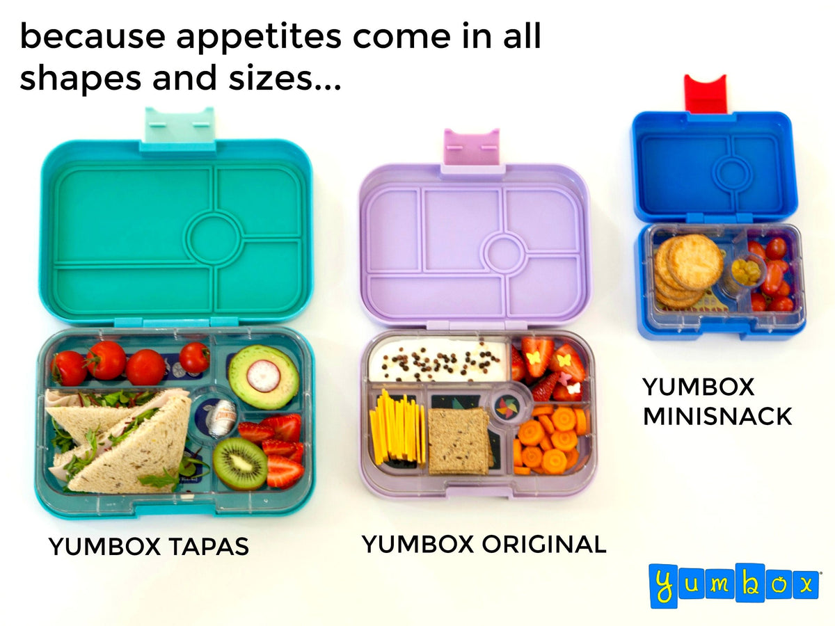 Leakproof Yumbox Tapas Seville Purple - 4 Compartment - Rainbow Tray -  Largest Size Bento