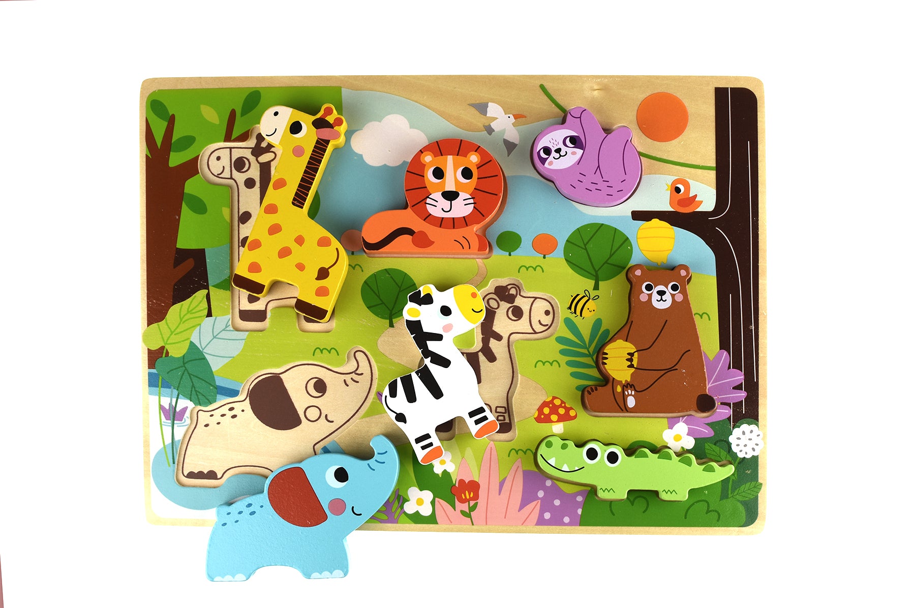 Tooky Toy - CHUNKY PUZZLE - Animals