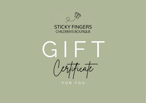 Sticky Fingers Gift Voucher