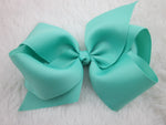 Load image into Gallery viewer, Grosgrain Hair Bow Clip Large - Assorted Colours
