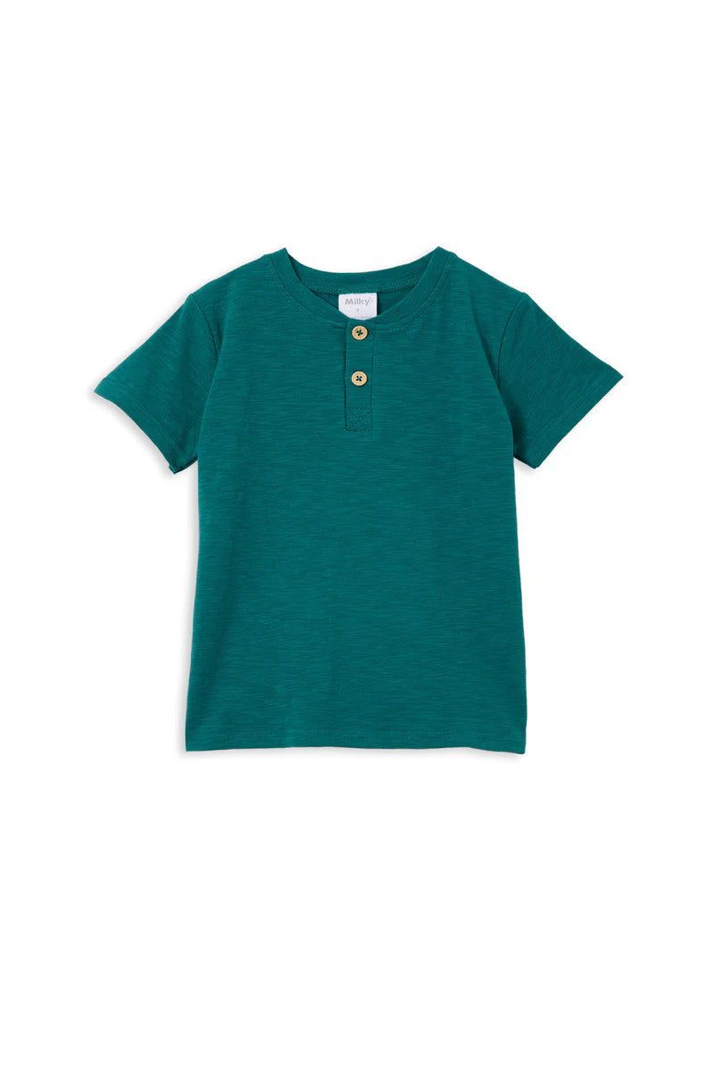 Milky - Green Henley