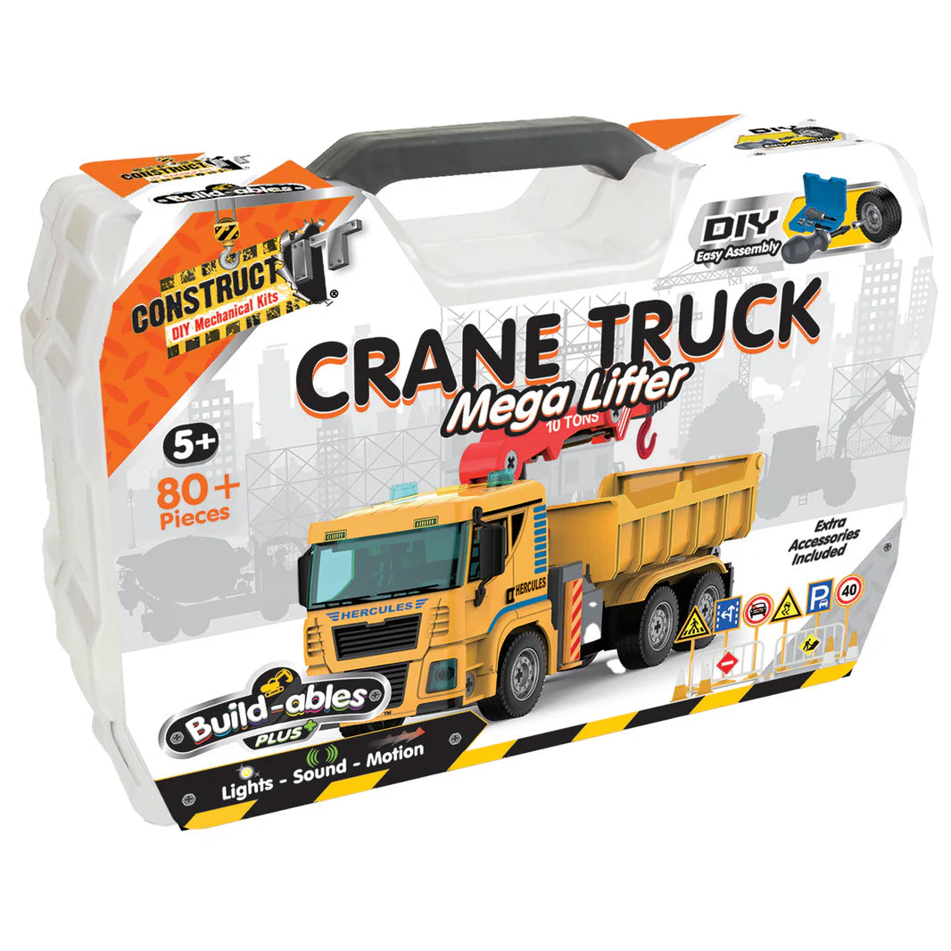 Construct IT - Build-ables Plus - Crane Truck, Mega Lifter