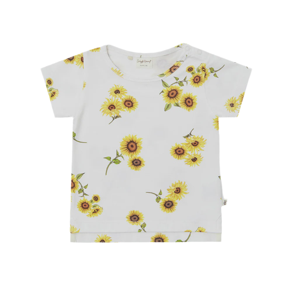 Snuggle Hunny - Organic T-Shirt Sunflower