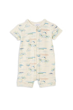 Load image into Gallery viewer, Milky - Fishing Village Zip Romper
