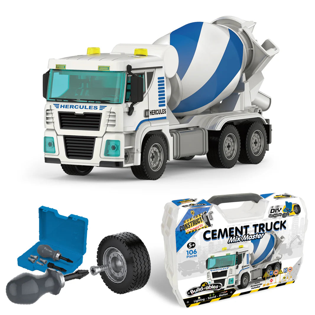 Construct IT - Build-ables Plus - Cement Truck Mix Master