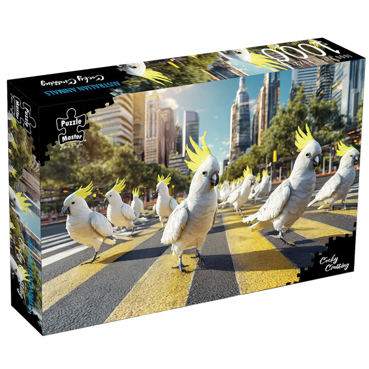 Puzzle Master - Cocky Crossing 1000 Pc Puzzle