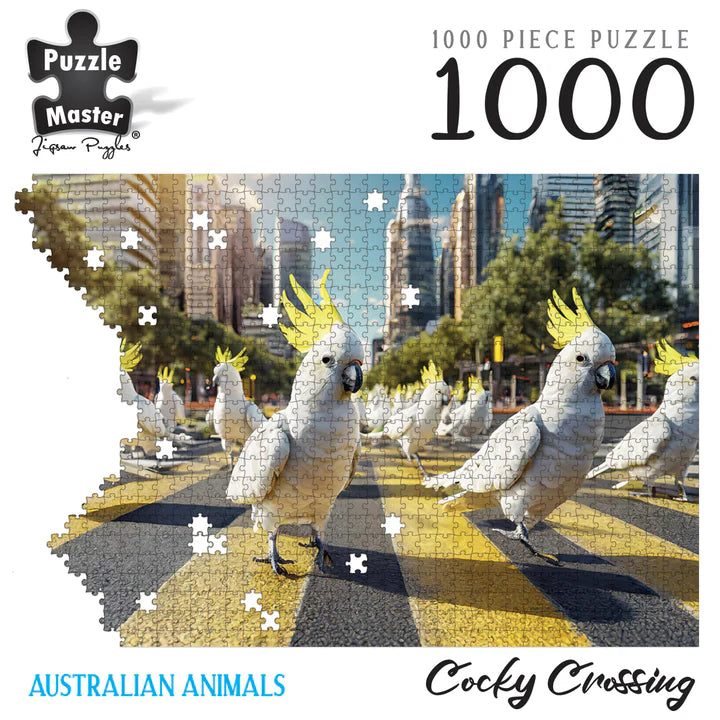 Puzzle Master - Cocky Crossing 1000 Pc Puzzle