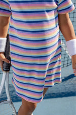 Load image into Gallery viewer, Milky - Multi Stripe Rib Dress
