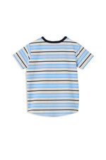 Load image into Gallery viewer, Milky - Blue Stripe Tee
