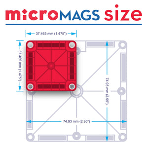 MAGNA TILES - microMAGS - 70 Piece Set