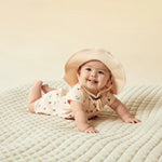 Load image into Gallery viewer, Wilson &amp; Frenchy - Organic Rib Playsuit - Little Flower
