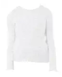 Eve Girl - Rib L/s Tee - White