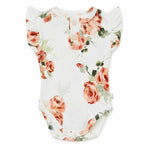 Load image into Gallery viewer, Snuggle Hunny - Rosebud Short Sleeve Organic Bodysuit
