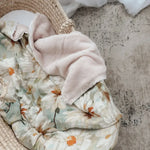 Load image into Gallery viewer, Pop Ya Tot - Fringed Everlasting Fur Lined Cot Blanket
