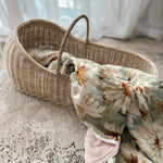 Load image into Gallery viewer, Pop Ya Tot - Fringed Everlasting Fur Lined Cot Blanket
