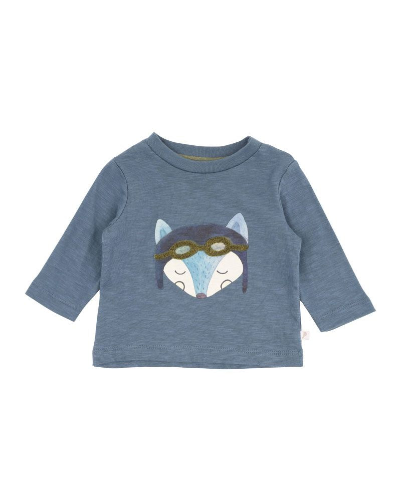 Bebe - High Flyer Fox Pilot Tee Stella Blue