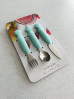 Load image into Gallery viewer, Mini &amp; Me - Metal Cutlery Set
