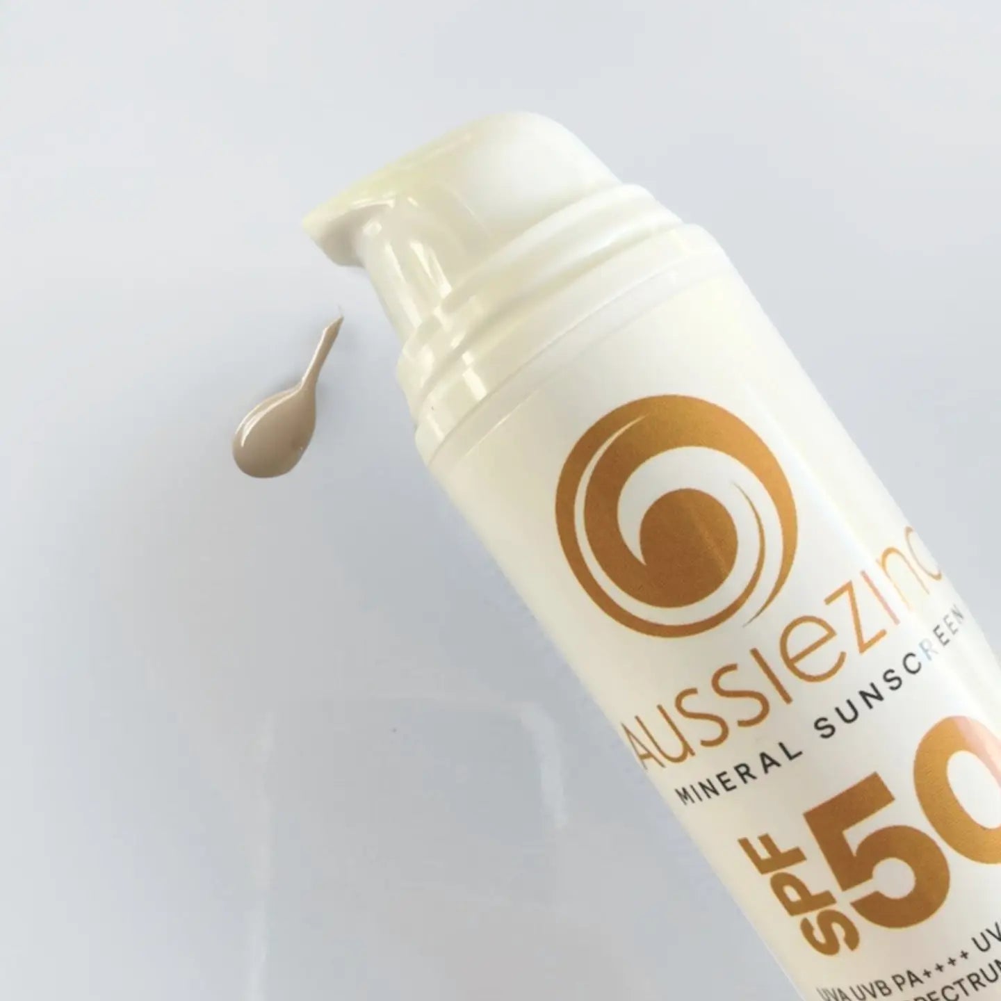 AussieZinc Mineral Sunscreen - Sheer Medium Tint SPF50+ Hydrating Organic Mineral Zinc Sunscreen Bb Cream