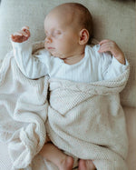 Load image into Gallery viewer, Angus The Label - Knit Baby Blanket Oatmeal
