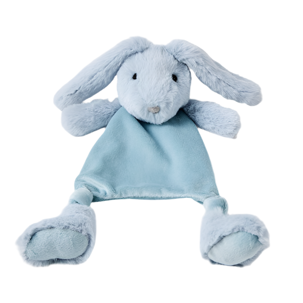 Jiggle and Giggle - Plush Bunny Comforter Pale Blue