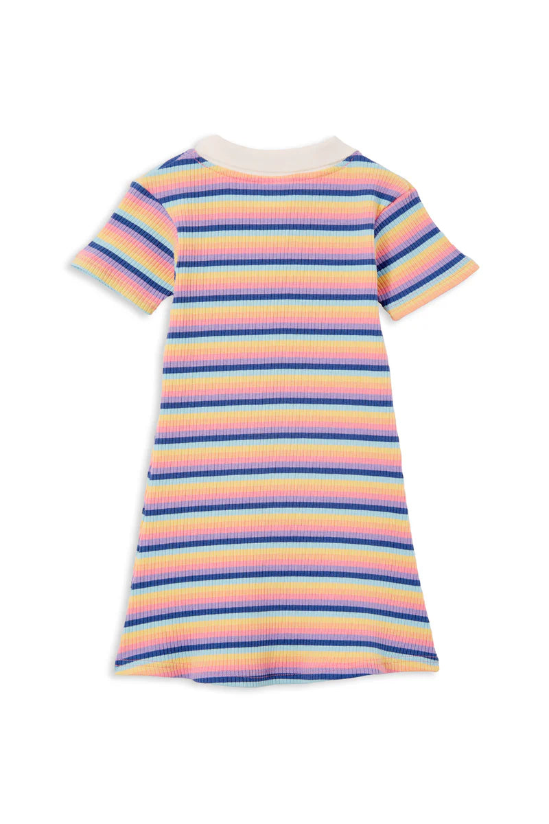 Milky - Multi Stripe Rib Dress