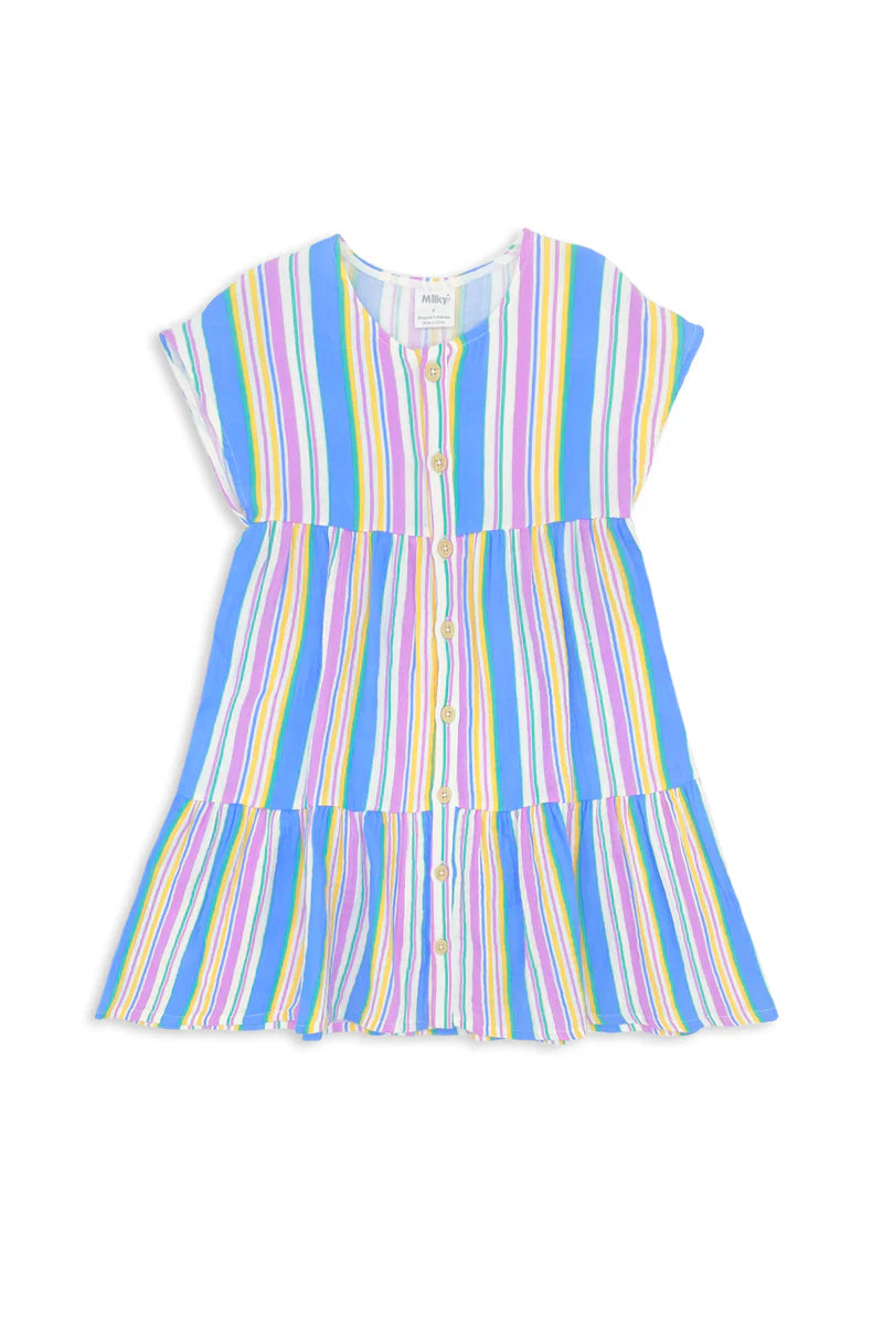 Milky - Crinkle Stripe Dress