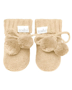 Toshi - Organic Booties Marley - Driftwood