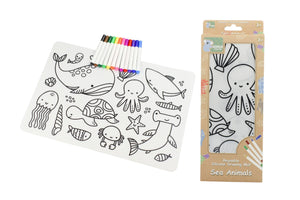 Koala Dream - Reusable Silicone Drawing Mat - Sea Animals