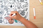 Load image into Gallery viewer, Koala Dream - Reusable Silicone Drawing Mat - Australian animals
