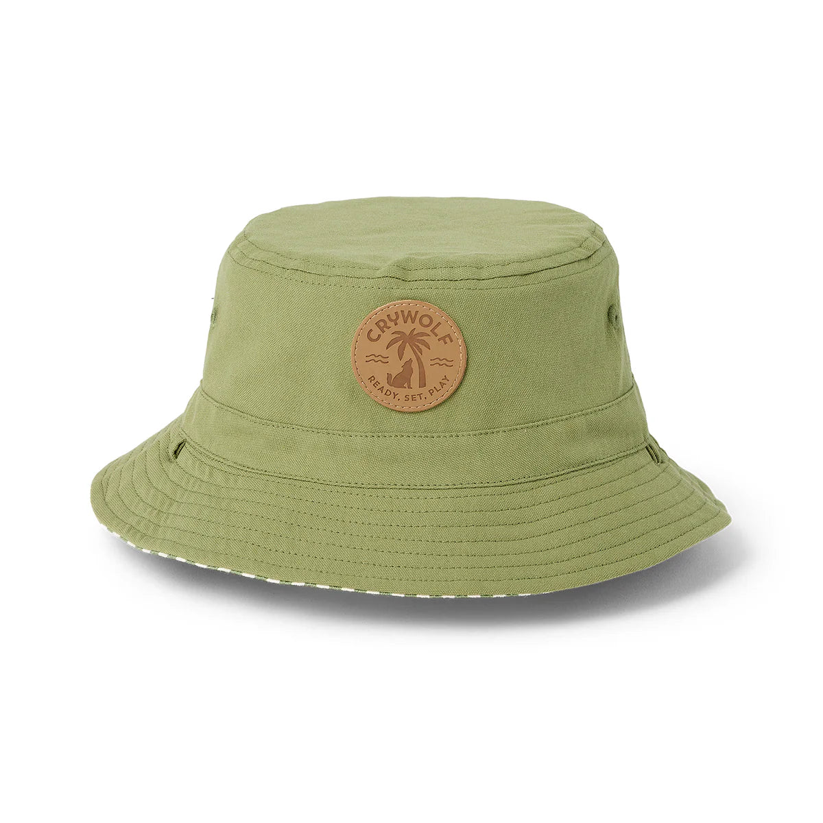 Cry Wolf - Reversible Bucket Hat - Coastal Stripe