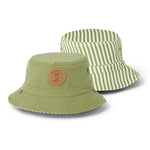 Load image into Gallery viewer, Cry Wolf - Reversible Bucket Hat - Coastal Stripe
