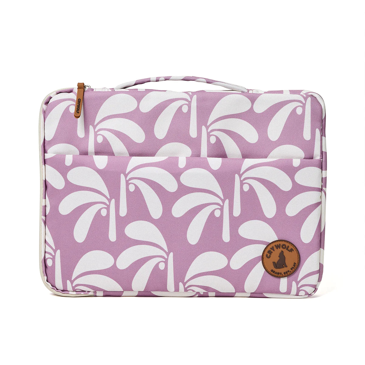 Cry Wolf - Laptop Sleeve 13' - Lilac Palms