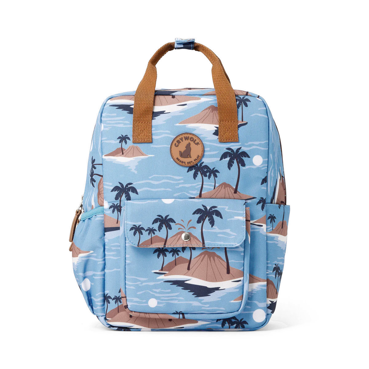 Cry Wolf - Mini Backpack - Blue Lost Island