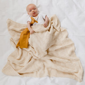 Di Lusso Living - Baby Blanket Freya Natural