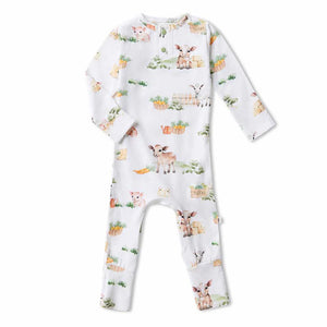 Snuggle Hunny - Farm Organic Growsuit