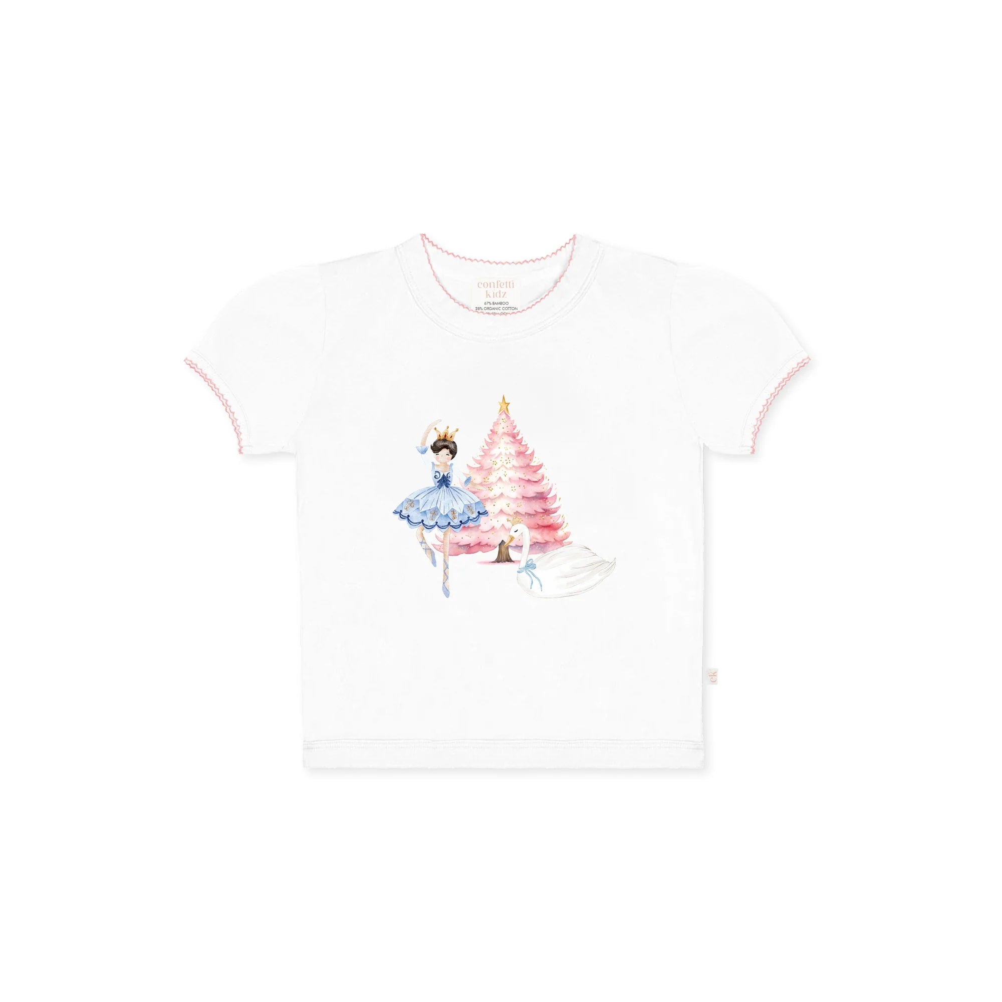 Confetti Kidz - Swan Lake Tee Pink