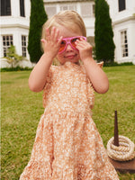 Load image into Gallery viewer, HUXBABY -  FLORAL WARM GLOW DRESS
