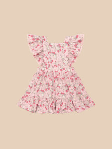 Huxbaby - Vintage Strawberry Ruffle Dress