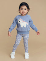 Load image into Gallery viewer, HUXBABY - FLORAL LAKE LEGGING
