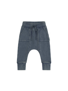 Huxbaby - Drop Crotch Pant Washed Navy