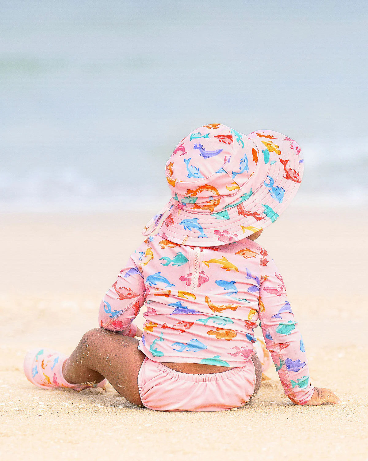 Toshi - Swim Baby Sunhat Classic - Dishy Fishy