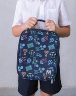 Load image into Gallery viewer, Montii Co - Insulated Lunch Bag Large - Goal Keeper
