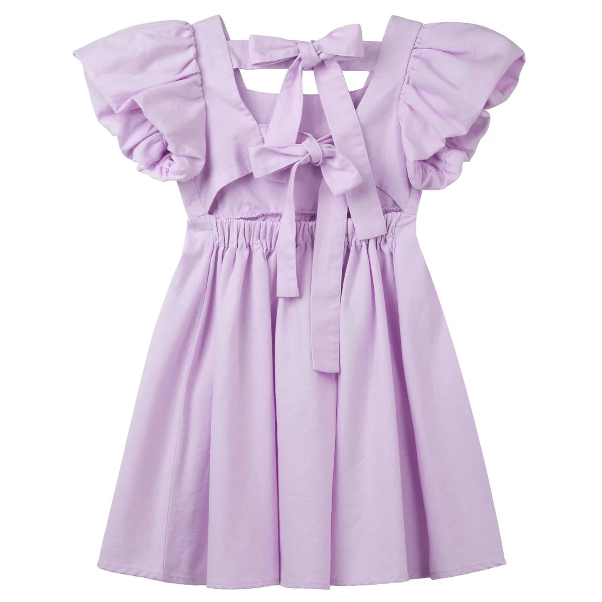 Designer Kidz - Grace Tie Back Dress - Lavender