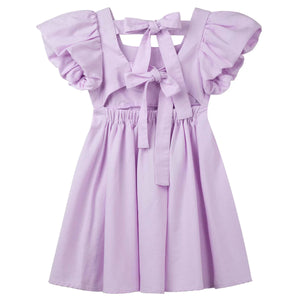 Designer Kidz - Grace Tie Back Dress - Lavender