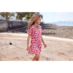 Load image into Gallery viewer, RADICOOL KIDS - STRAWBERRY CRUSH FRILL DRESS
